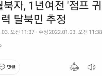 철책 월북자, 1년여전 '점프 귀순'한 체조경력 탈북민 추정