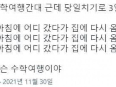 동미참식 수학여행