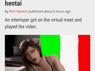 (ㅇㅎ) 이탈리아 원격 회의 도중 티파등장