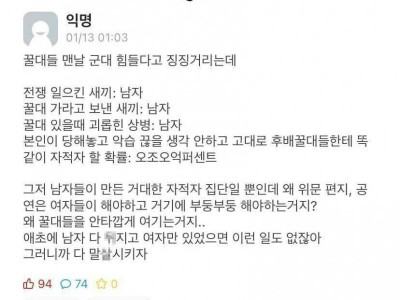 흔한 여대생들의 인기글...ㄷㄷㄷ