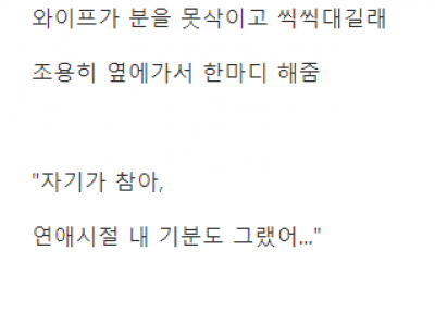 아내와 딸이 싸우자 중재시도한 남편.JPG