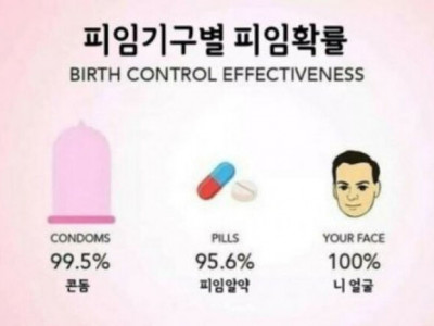 기구별 피임확률