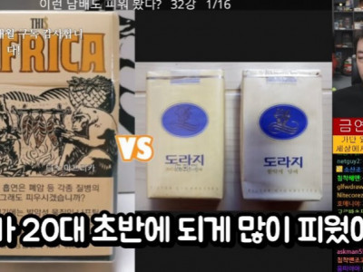 침착맨이 피워 본 담배 중 최고로 꼽은 담배.jpg