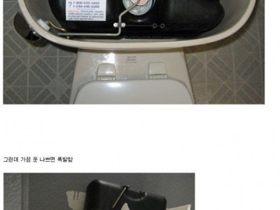 절대로 막히지 않는 변기
