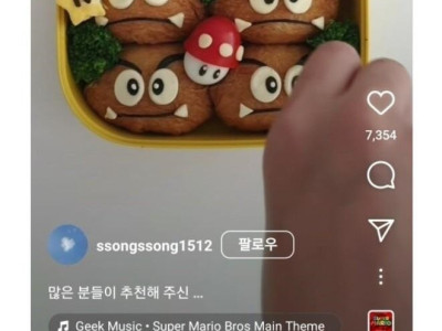SNS에서 본대로 아들 소풍 도시락 싸준 엄마.jpg