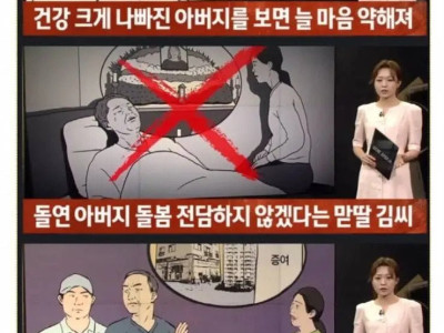 제대로 배신감을 느껴 아버지를 버린 딸