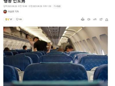 “기내 돌아다니며 대변 보고 문지르고”…비행기서 돌발행동 인도男