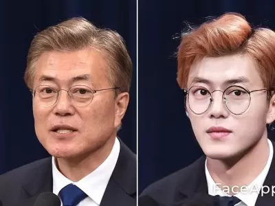 각국 지도자들에게 아이돌 필터 적용하면 생기는 일