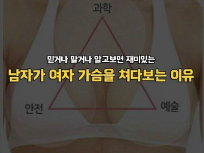 여자 가슴을 쳐다보는 이유.jpg