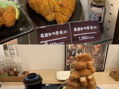 음식 모형 보고 주문한 사람