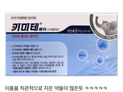 대충 짓는 약 이름