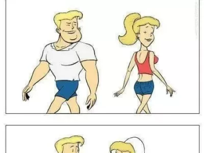 뚱뚱한 남녀의 사랑