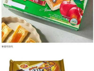 회사 탕비실에 있는 과자 브랜드.jpg