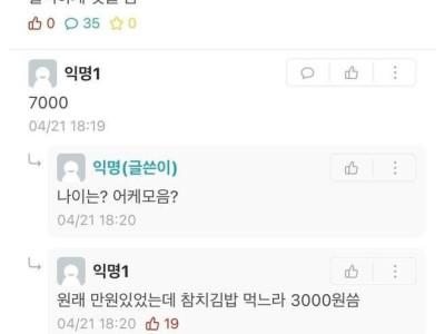 빚 제외하고 7000 모았다는 사람.
