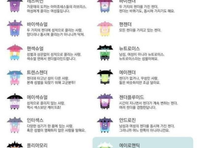갈수록 복잡해지는 성 정체성 분류