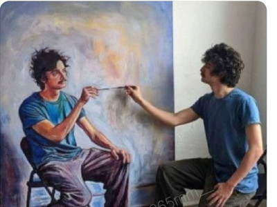 그림 그리는 나를 그리는 나