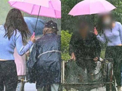 폐지 줍는 노인 도왔던 여성 여초 반응