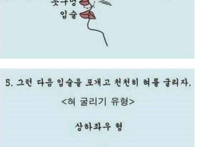 누구나 다 아는 키스의 순서