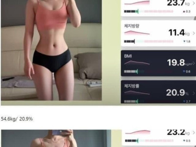 <img src=/images/menu/pop_icon2.jpg> 여자의 체지방률 감량 후 몸매 변화