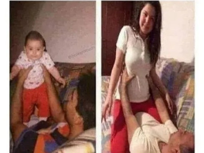 자식의 어릴때 모습 재연 사진을 찍는 최악의 방법.jpg