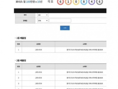 연금복권 잭팟