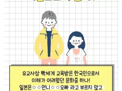일본살며 느낀 문화차이