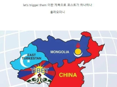 미국 커뮤니티에서 유행중인 중국 자극하기