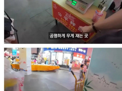 짱깨 시장에 있는거