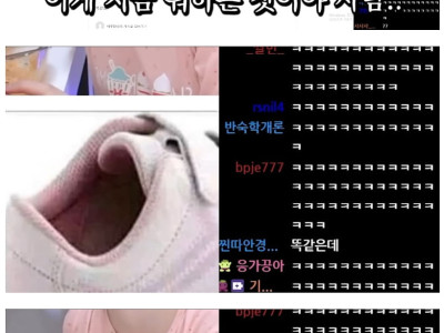 닮은꼴 찾기 컨텐츠 했던 여캠 ㄷ..JPG