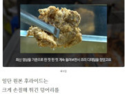 롯데리아 신메뉴 깡돼지 후라이드