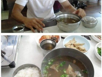훈련소 앞 갈비탕 수준 ㅠㅠ ..JPG