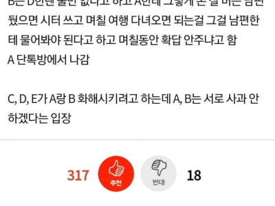 전업주부 백수논란 ㄷㄷ