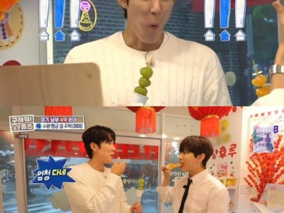 박태환, 탕후루 한입먹고 오만상 엄청 달아(구해줘 홈즈)[결정적장면]