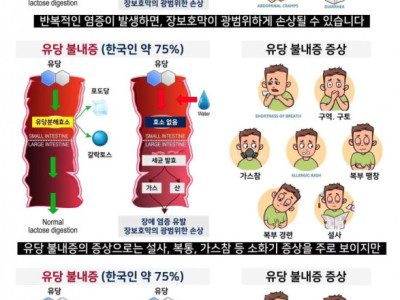 우유 먹으면 배아픈이유