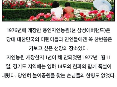에버랜드 개장이래 손님 단 두명만 왔던 날.jpg