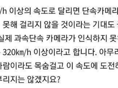 도로 과속카메라 안 걸리는 팁.jpg