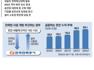 정부 '電맥경화' 처방전…한전 독점 송전망 건설, 민간에 연다