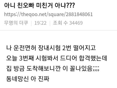 친오빠 미친거 아냐?