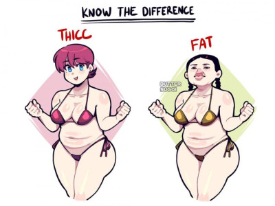 육덕과 뚱뚱의 차이?