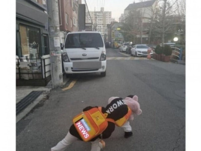 차오는지 확인하는 조카들