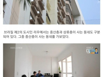 브라질 중상류층들의 삶