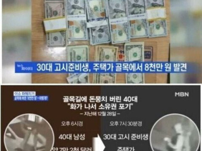 길에서 7만달러를 습득한 고시생