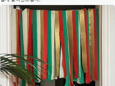 해연갤] 크리스마스 장식했는데 뭔가 이상함.jpg