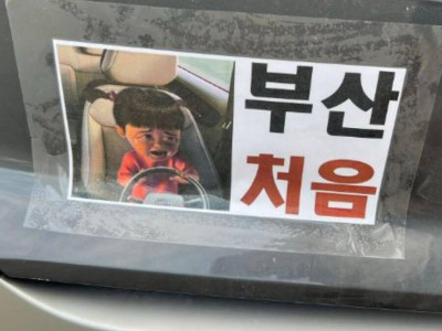 <초보운전>보다 훨씬 더 절박해 보이는 문구.jpg