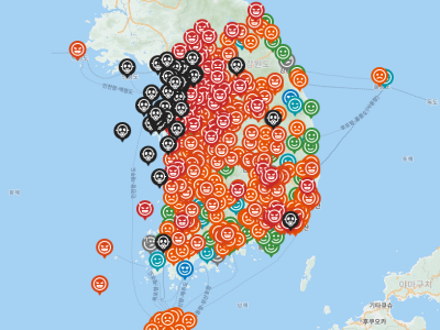 현재 우리나라 대기질 수준
