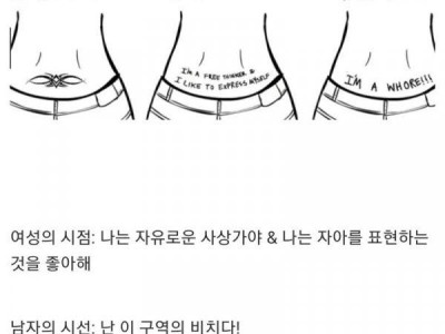 여자 허리문신에 관한 진실.jpg