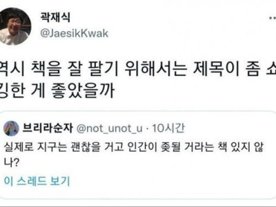 책 제목을 얌전하게 지어서 조금 후회한 작가.jpg