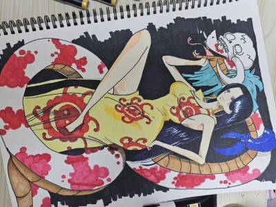 어느 신인 여배우의 그림 실력.jpg