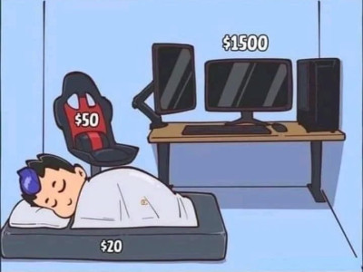 게임 덕후의 자취방 컴퓨터 셋팅 특징