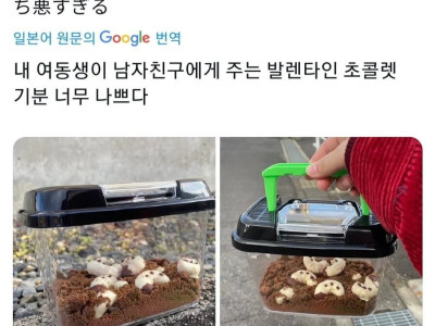 여동생의 발렌타인 초코릿